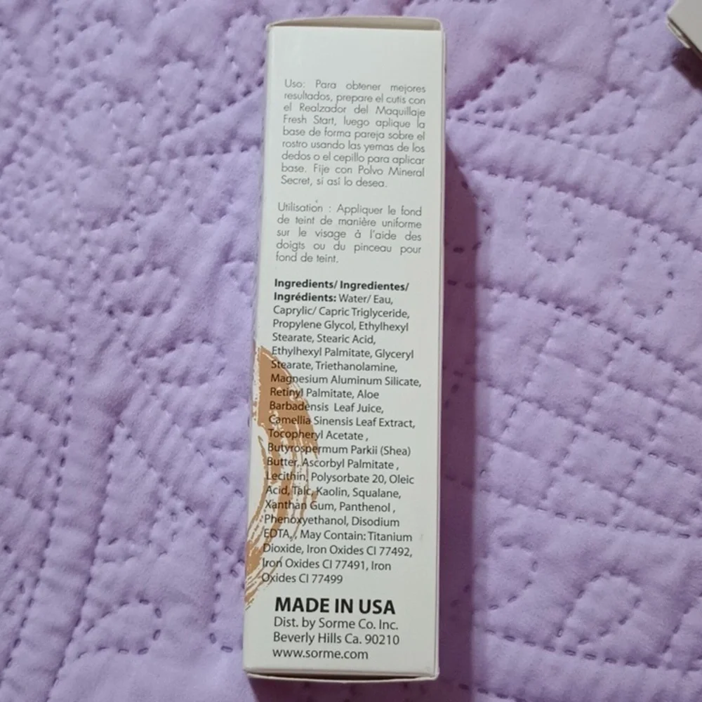Sorme Mineral Illusion Foundation 710 Porcelain